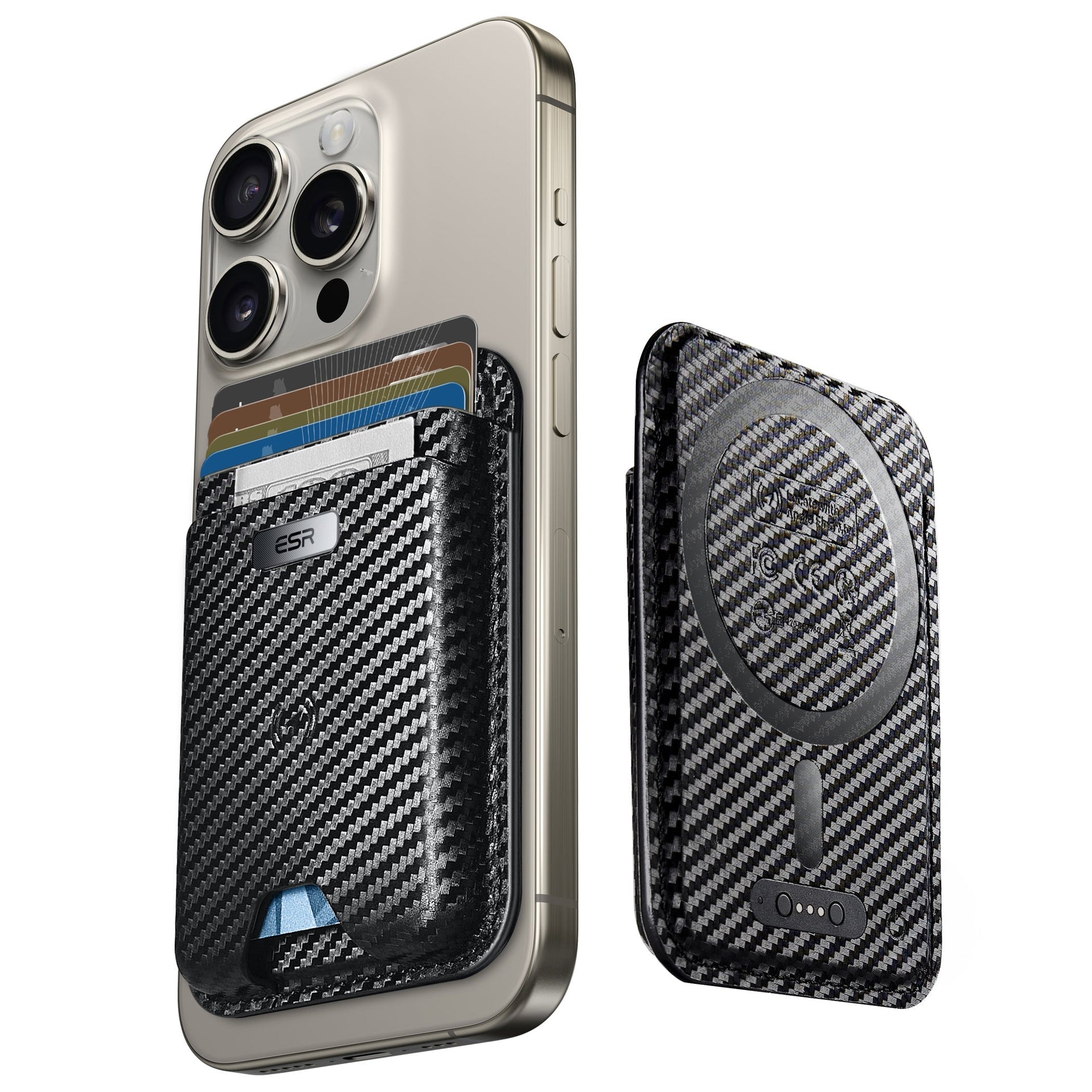 Geo Wallet Boost (HaloLock) - Black Carbon Fiber - Black Carbon Fiber