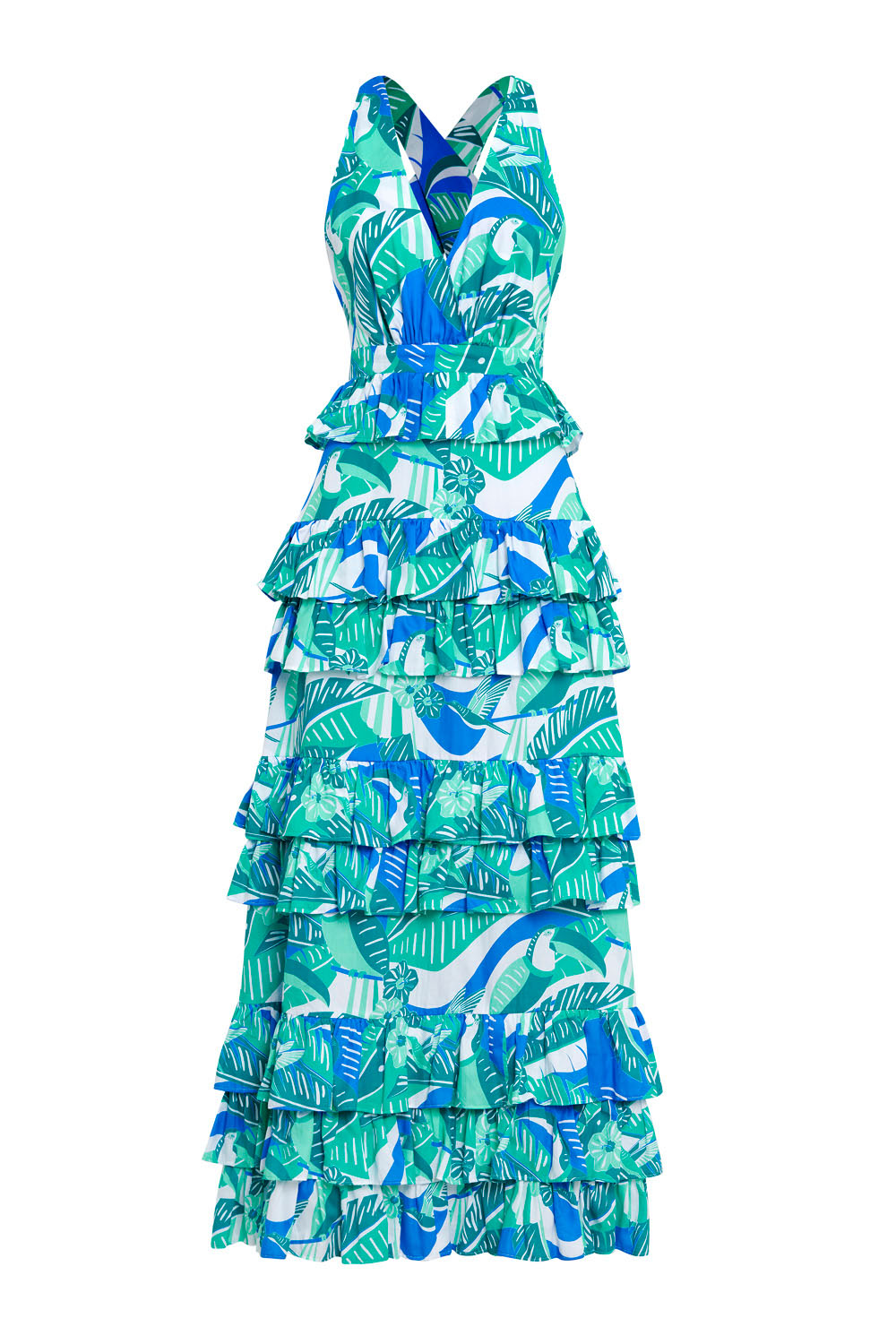 Blue Lagoon Delphine Dress - L