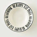 Book Lovers Porcelain Pasta Bowl