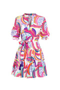 Bora Bora Long Sleeve Ruffle Dress - XS