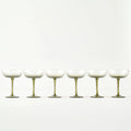 Bubble Hobnail Martini Glass (Set of 6)