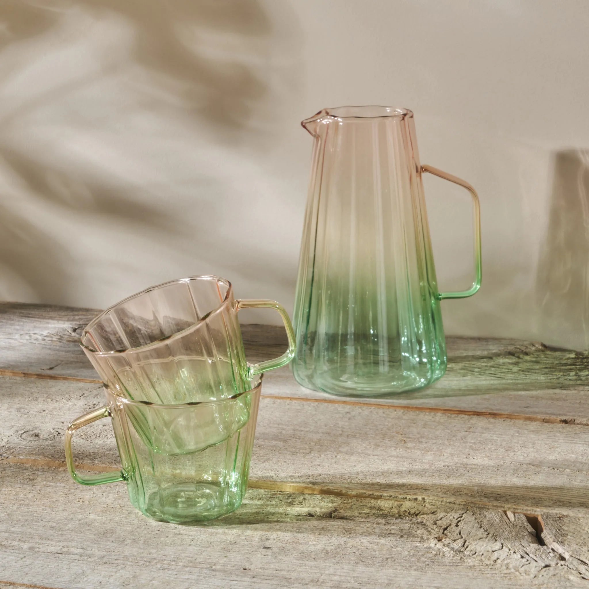 Buckle Handmade Glass Mug