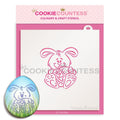 Bunny and Egg PYO Stencil - Drawn by Krista - Stencil Only