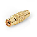 Nedis Mono Audio Adapter | RCA Female | RCA Female | Gold Plated | Straight | Metal | Metal | 1 pcs | Box