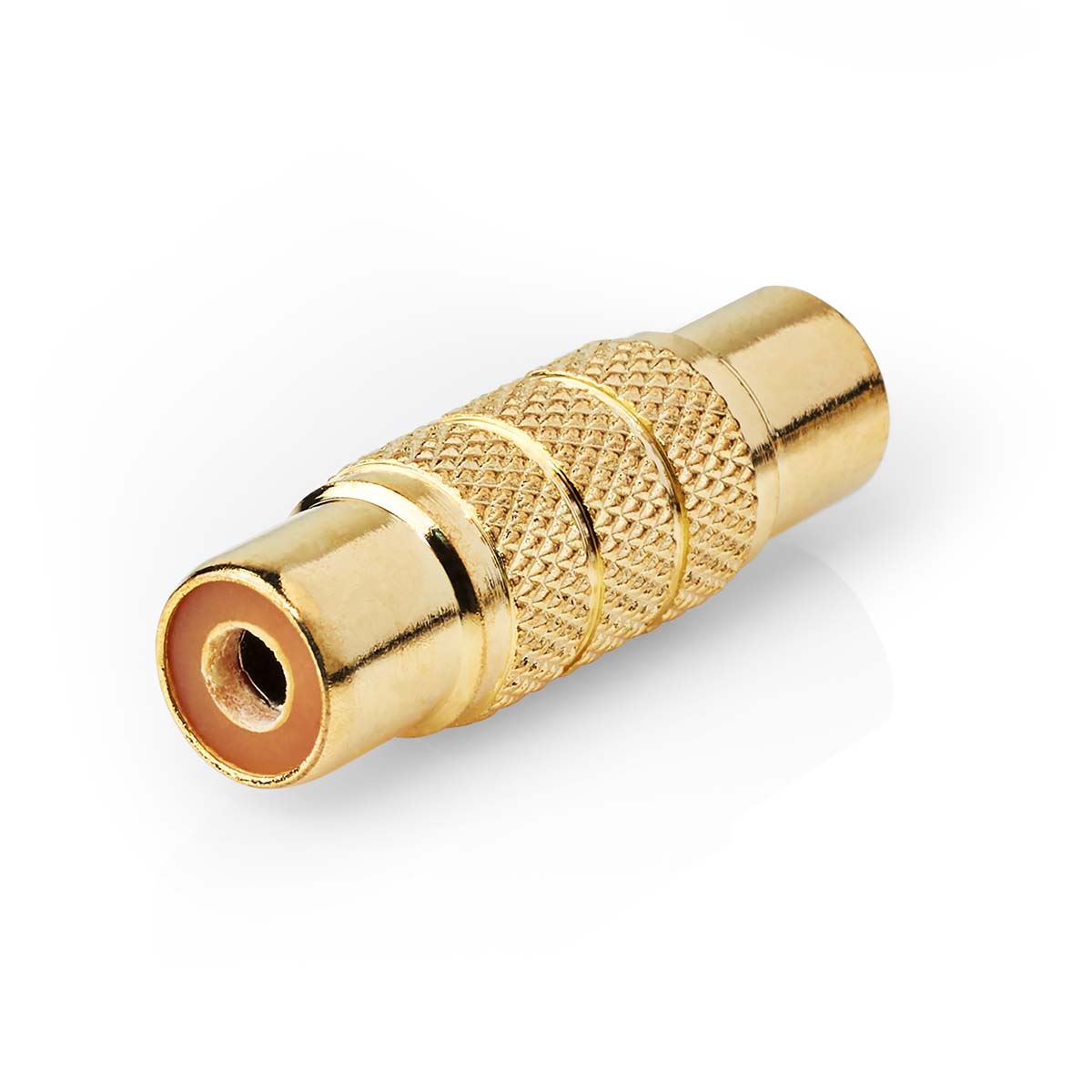 Nedis Mono Audio Adapter | RCA Female | RCA Female | Gold Plated | Straight | Metal | Metal | 1 pcs | Box