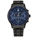 Tommy Hilfiger 1791633 Chronograph Black/Blue Men's Watch