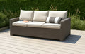 Keter California 3-Seater Taupe Rattan Garden Sofa