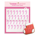 Candy Canes Stencil