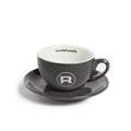 Rocket Espresso - "Cappuccino" Cup and Saucer - Grey