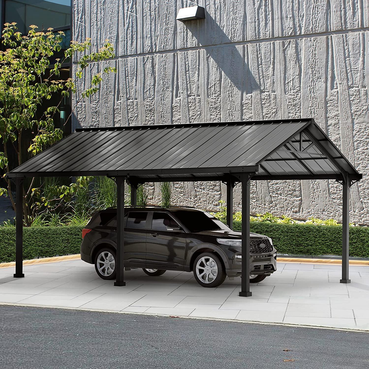 EIGER Steel Carport - 367cm x 610cm