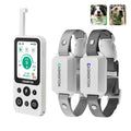 CASMINTON CRS01 Pro Dog Training Collar with LCD Display for Effective Training - White
