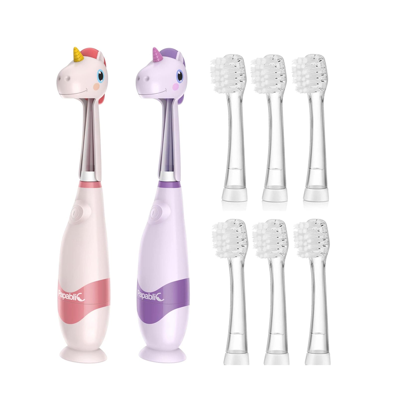 Doris Toddler Sonic Electric Toothbrush for Ages 1-3 Years - 4 heads / Doris + Arya (8 heads)