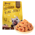 Chicken Jerky Rings Dog Treats, High Protein Chewy Snacks for Small Medium Large Dogs, Taurine Added, 10.6oz
