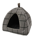 Camden Pyramid Bed (40x40x40cm) Grey Check - Default Title