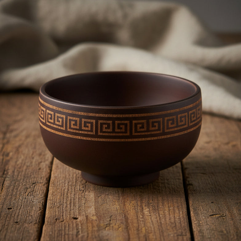 Household Bowl Ethnic Style Solid Wood Ramian Noodle Bowl - 1