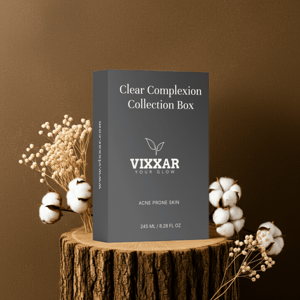 Clear Complexion Collection Box – Retinol Alternative + Anti-Age + Cleanser | Vixxar