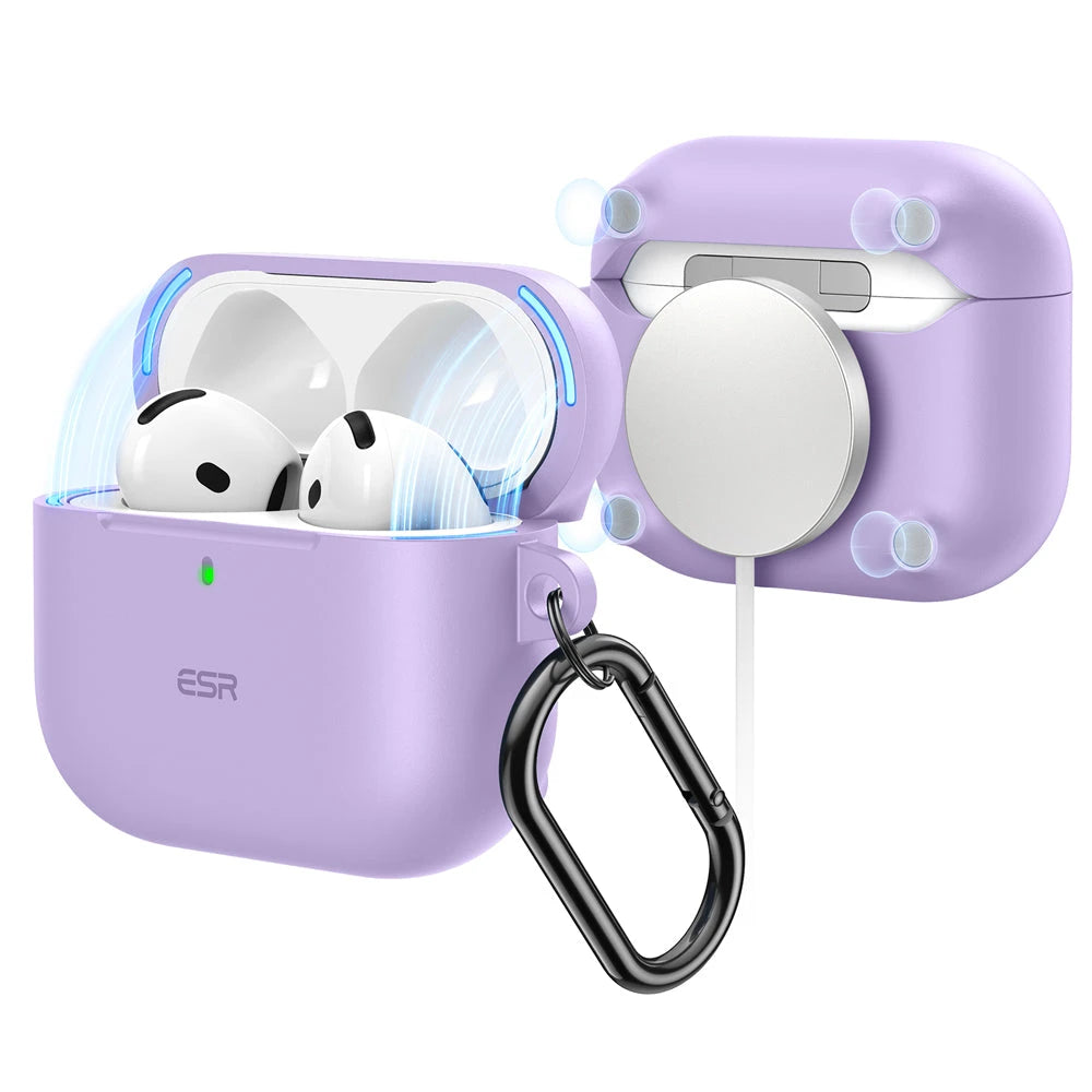 AirPods 4 Cloud Soft Case (HaloLock) - Purple - Purple