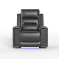 COLAMY AURA Power Recliner with Ambient Lighting - Black