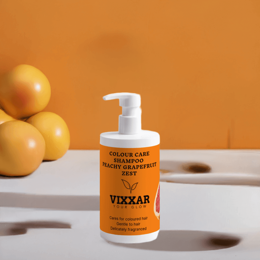 Colour Care Shampoo, Peachy Grapefruit Zest 400ml – COSMOS Natural | Vixxar