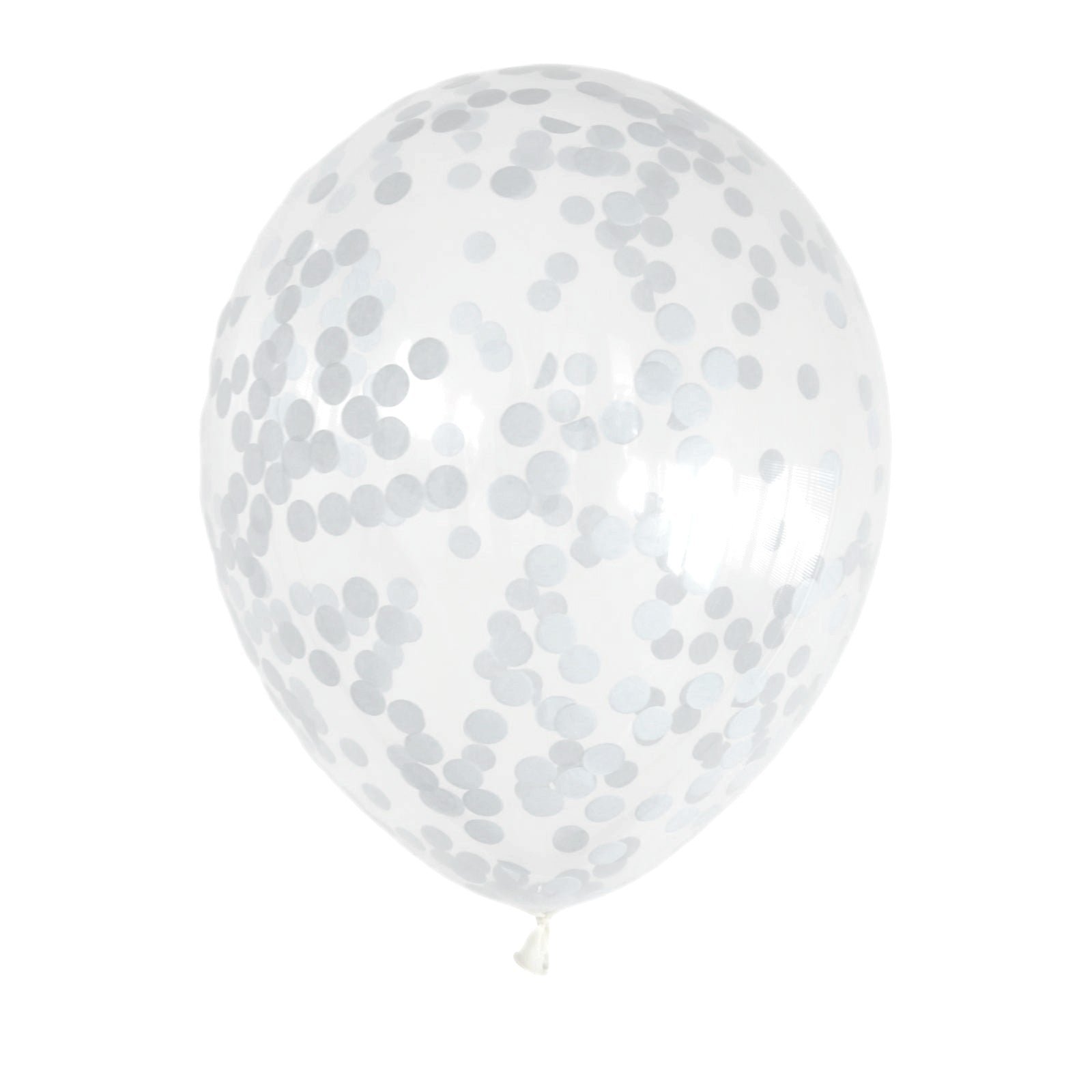 Witte Confetti Ballonnen (10 stuks / 46 CM)