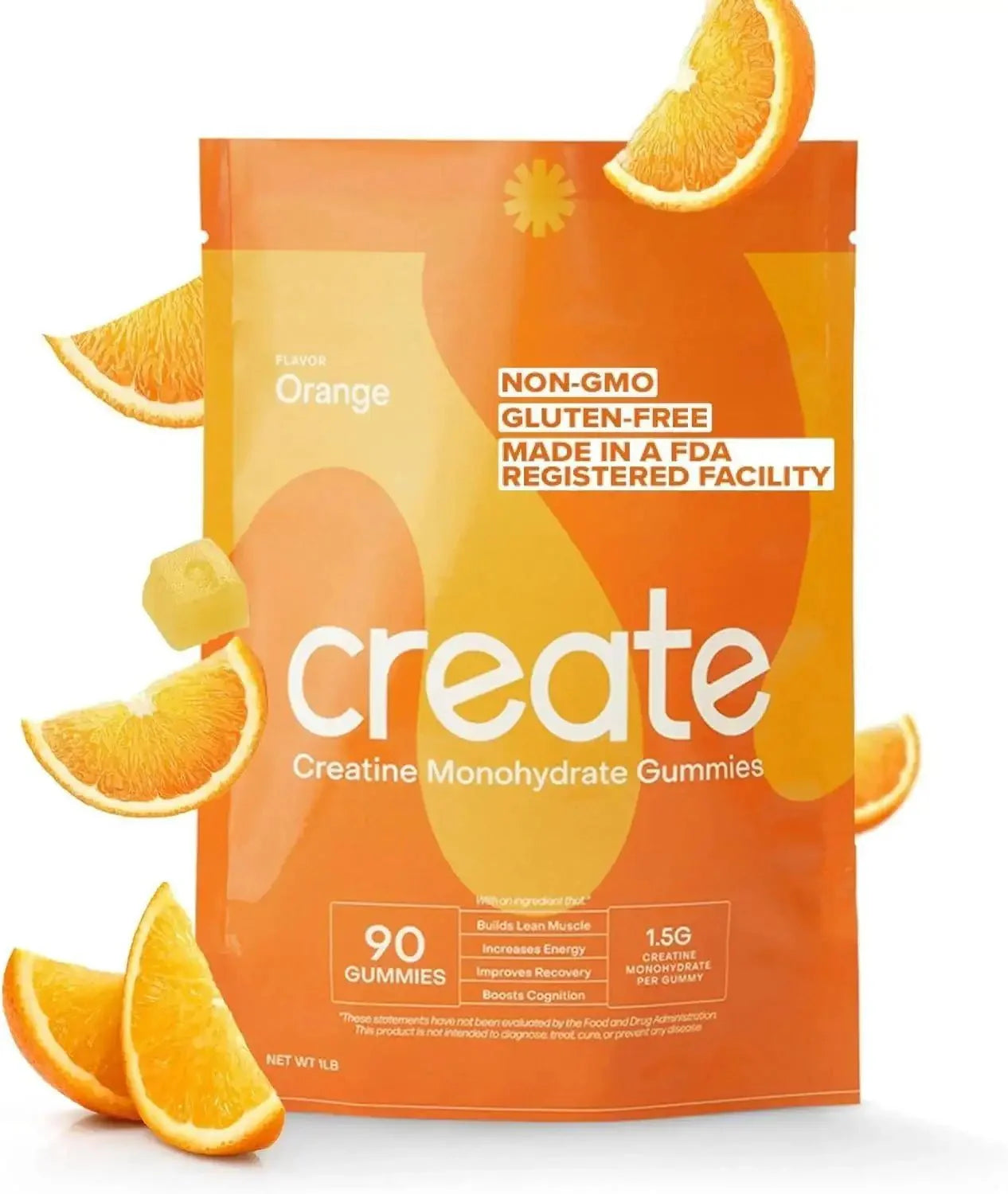 Creatine Monohydrate Gummies for Men & Women | 90 Count