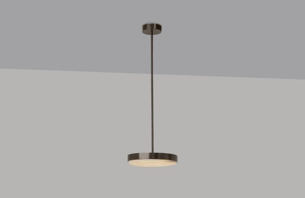 CTO Lighting Anvers Medium - DALI-A Pendant Light bronze with honed alabaster