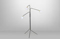 CTO Lighting Array Floor Lamp bronze with bronze details and shiny opal glass - UK plug
