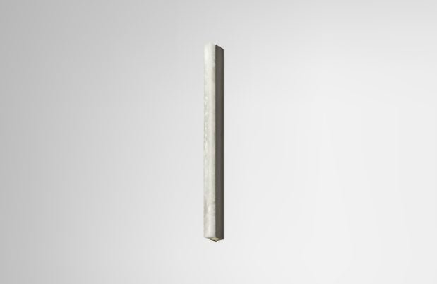 CTO Lighting Artes 900 - IP44 Wall Light bronze with bronze details and honed alabaster