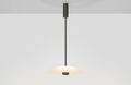 CTO Lighting Cielo Small - DALI-B Pendant Light bronze with fritted glass
