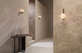 CTO Lighting Gaia - Flush - DALI-B Wall Light antique bronze with shiny opal glass