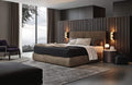CTO Lighting Ring - Short Wall Light satin nickel with satin nickel detail
