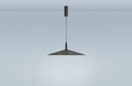 CTO Lighting Tinto - Medium - Flex - DALI-B Pendant Light bronze shade and black silk braided flex