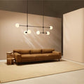 CTO Lighting Trevi - Multi 6 - DALI-A Pendant Light bronze with matt opal glass