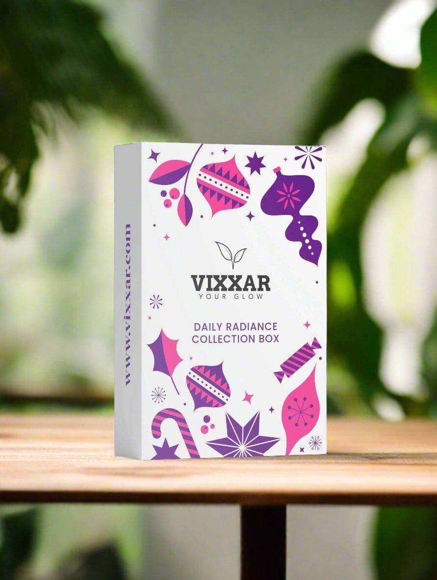 Daily Radiance Collection Box – 3-Step Glow & Hydration Skincare Set | Vixxar