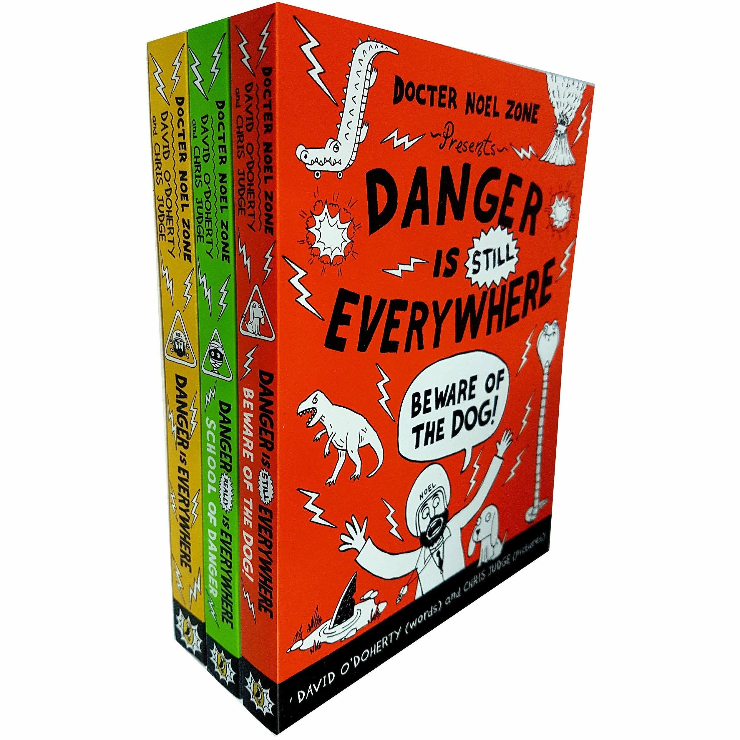Danger Is Everywhere 3 Books Collection Set by David O'Doherty - Ages 9-12 - Paperback