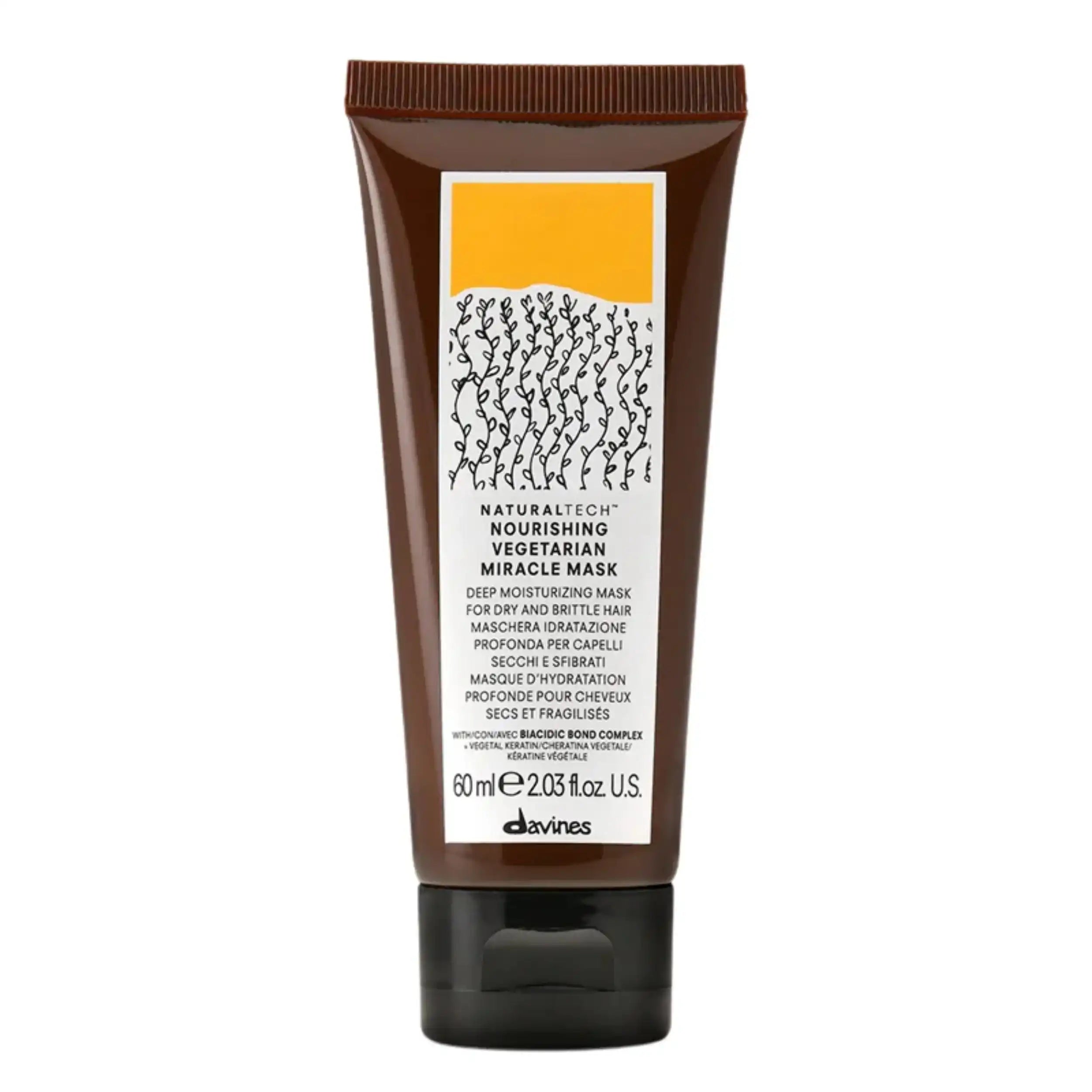 Davines Nourishing Vegetarian Miracle Mask - Capelli Secchi - 60ml