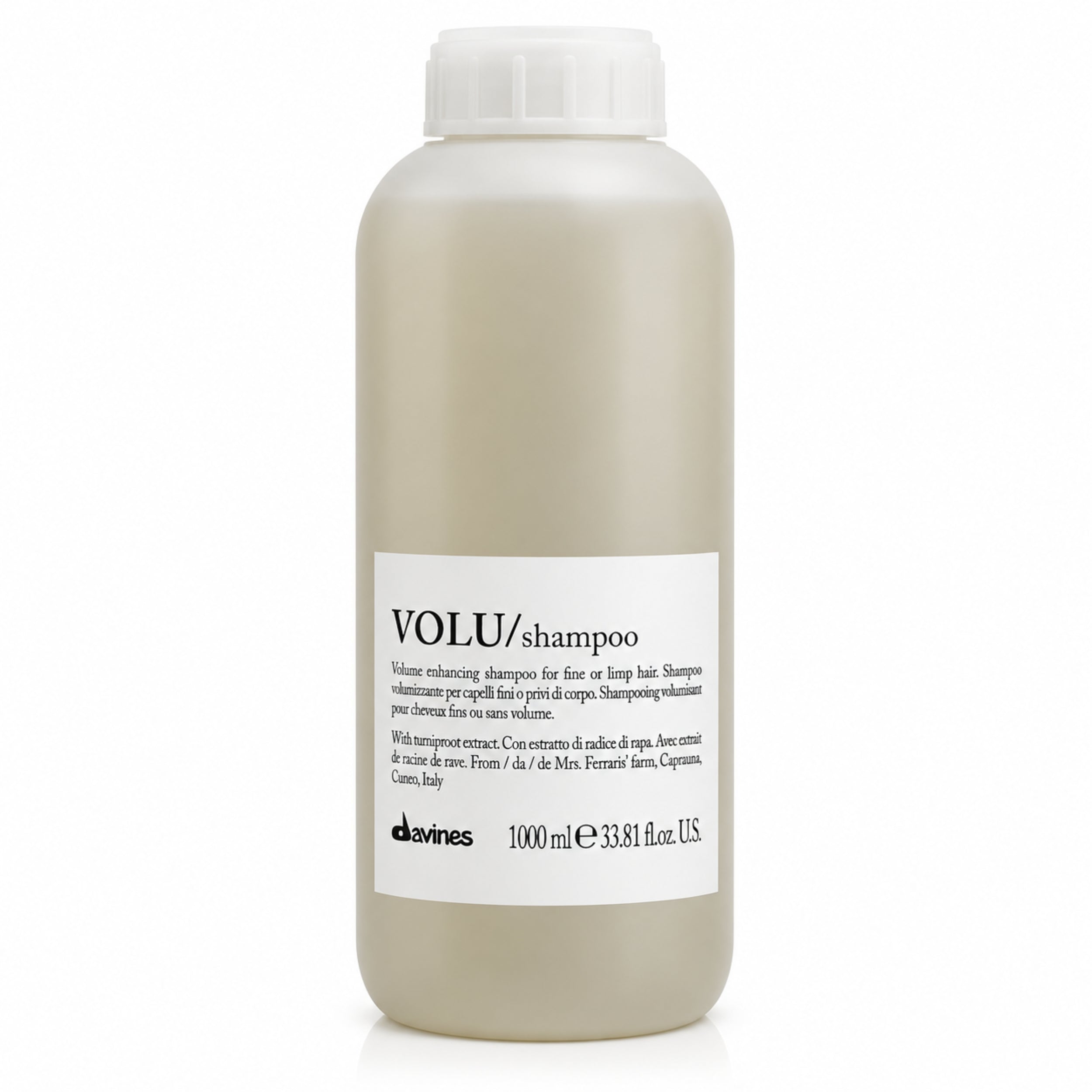Davines Volu Shampoo 1000ml - per Capelli Fini
