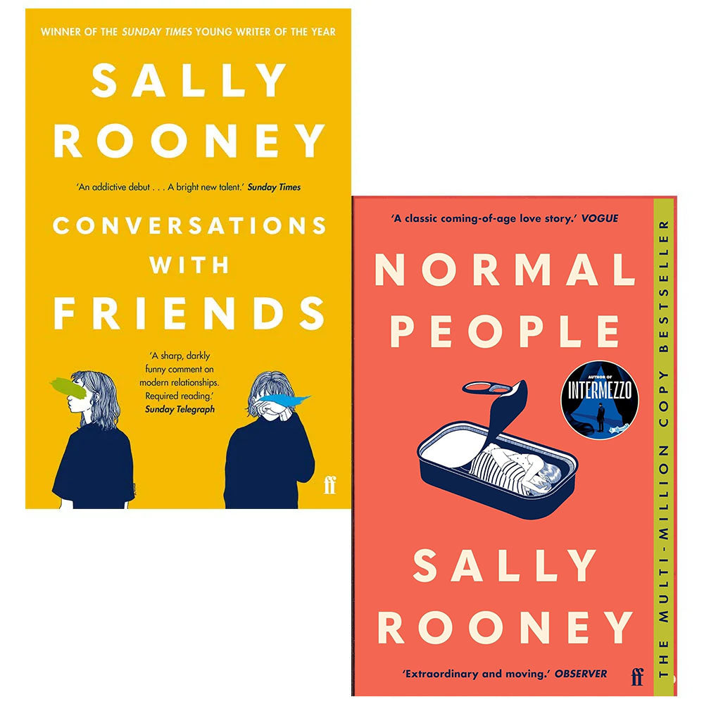 Sally Rooney Conversations With Friends And Normal People Complete 2 Book Collection