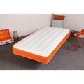 Starlight Beds™ 7" Deep Cool touch Luxurious soft Finish Memory Foam & Hybrid Spring Orange Border Mattress - 3ft Single Mattress (90cm by 190cm)