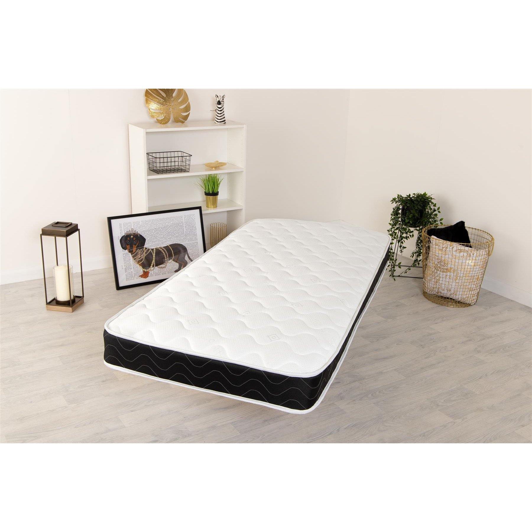 Starlight Beds™ | Spring & Memory Foam Mattress - 2ft6 by 5ft9 Shorty Mattress (75cm by 175cm)