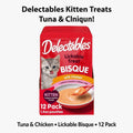 Delectables Kitten Tuna & Chicken Lickable Treats 12 Pack - 1 Pack