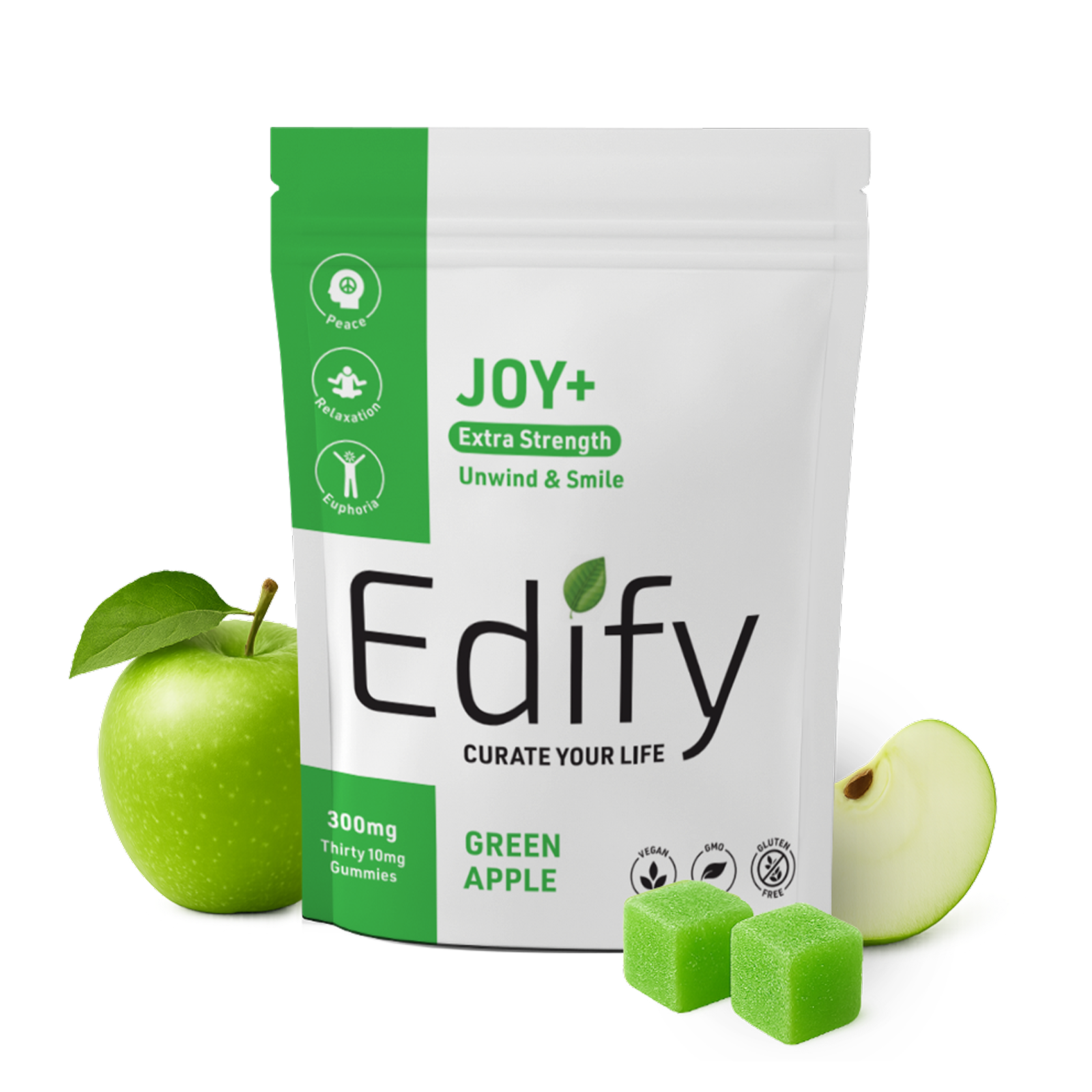 Joy + Extra Strength Delta 9 THC Hemp Gummy - 30 ct