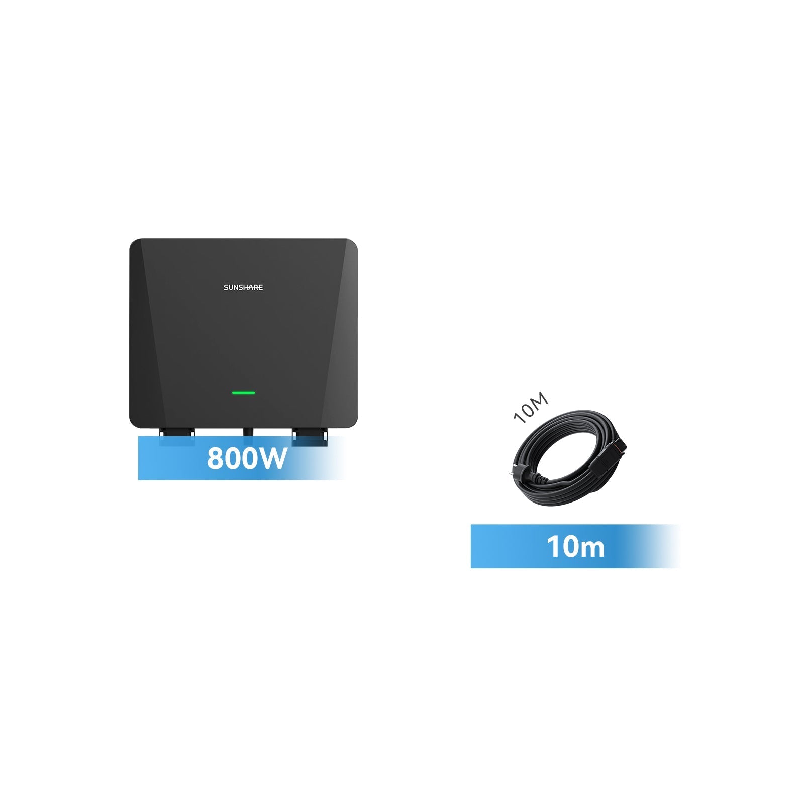 Intelligenter Mikro-Wechselrichter 800W Und AC Kabel 5M & 10M - Mikro-Wechselrichter & 10M AC Kabel