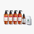 Hair Restore Shampoo, Conditioner, Thickening Serum, and Supplement Bundle - Shampoo 16oz / Conditioner 7oz*2