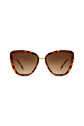 Isla - Gold/Dark Tortoise + Brown Gradient Lens