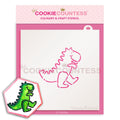 Dinosaur T Rex PYO Stencil - Stencil Only