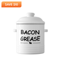 Tastee Ceramic Bacon Grease Container