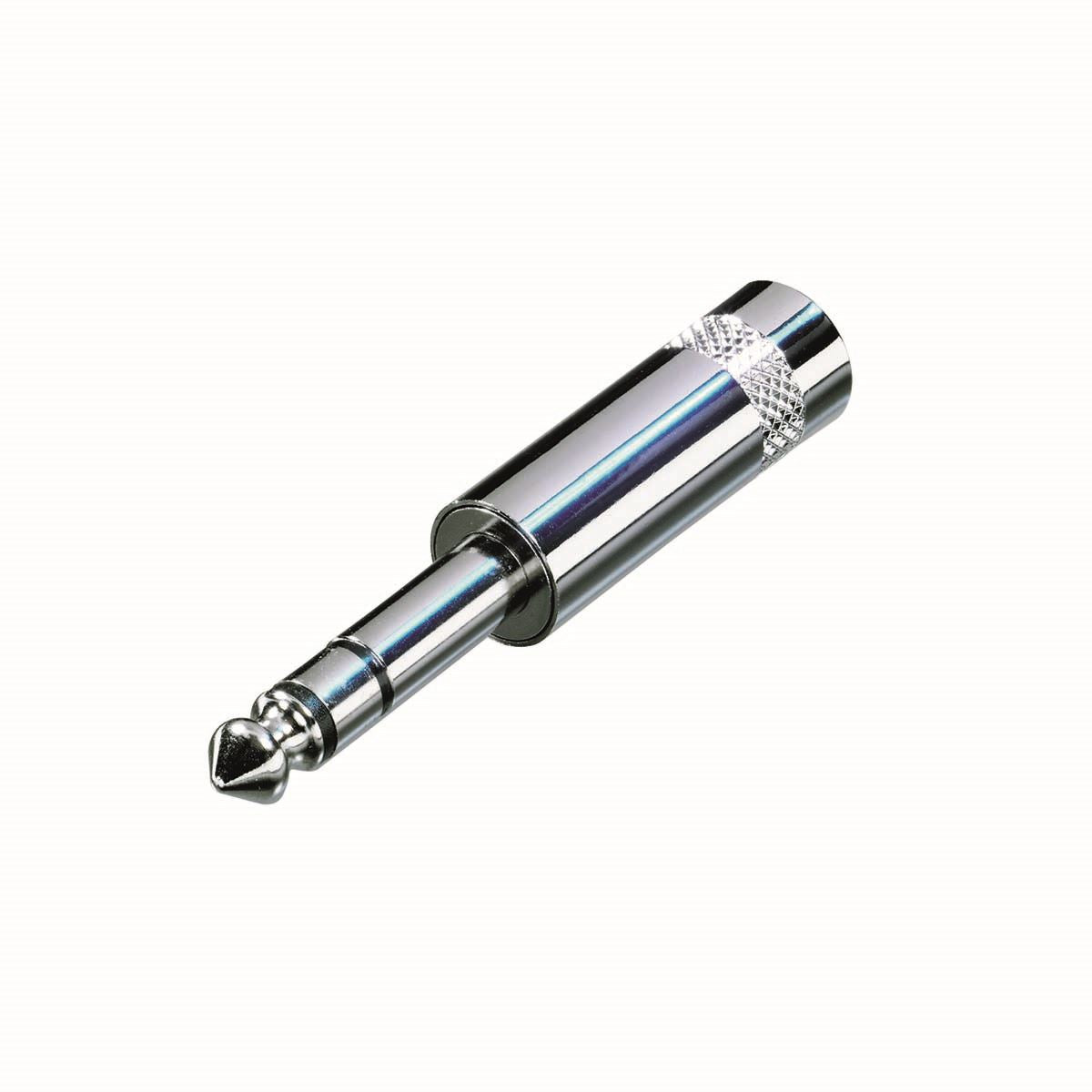 Neutrik Stereo Jack Plug Connector 1/4" 6.35 mm Male Silver