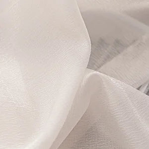 Gilded yarn-white｜Sheer curtain fabric sample｜zf619-15