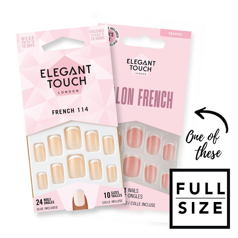 French (shade will vary)